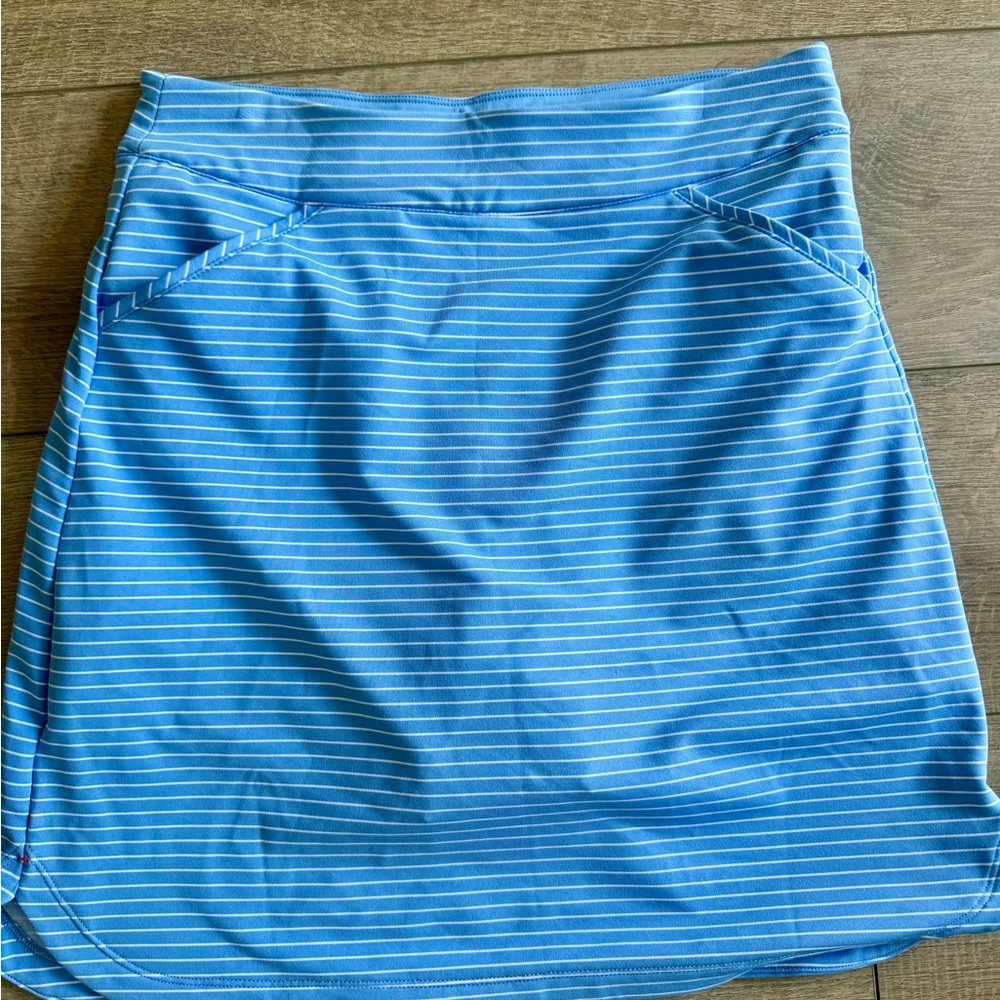 Peter Millar Skort Skirt blue white stripped size xs